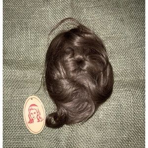 Vintage Indonesian Real Human Hair Brown Wiglet New